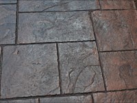 Large Ashler Slate - Baja Red and Walnut Large Ashler Slate