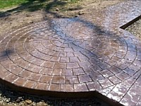 Slate Circle (Extra Cost) - Harvest Gold and Autumn Brown Slate Circle (Extra Cost)