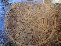 Compass Medallion (Extra Cost) - Sandstone and Nutmeg/Walnut Combo Compass Medallion (Extra Cost)
