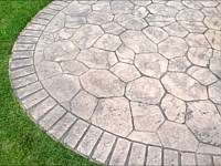 Brick Border (Extra Cost) - San Diego Buff and Nutmeg Brick Border (Extra Cost)